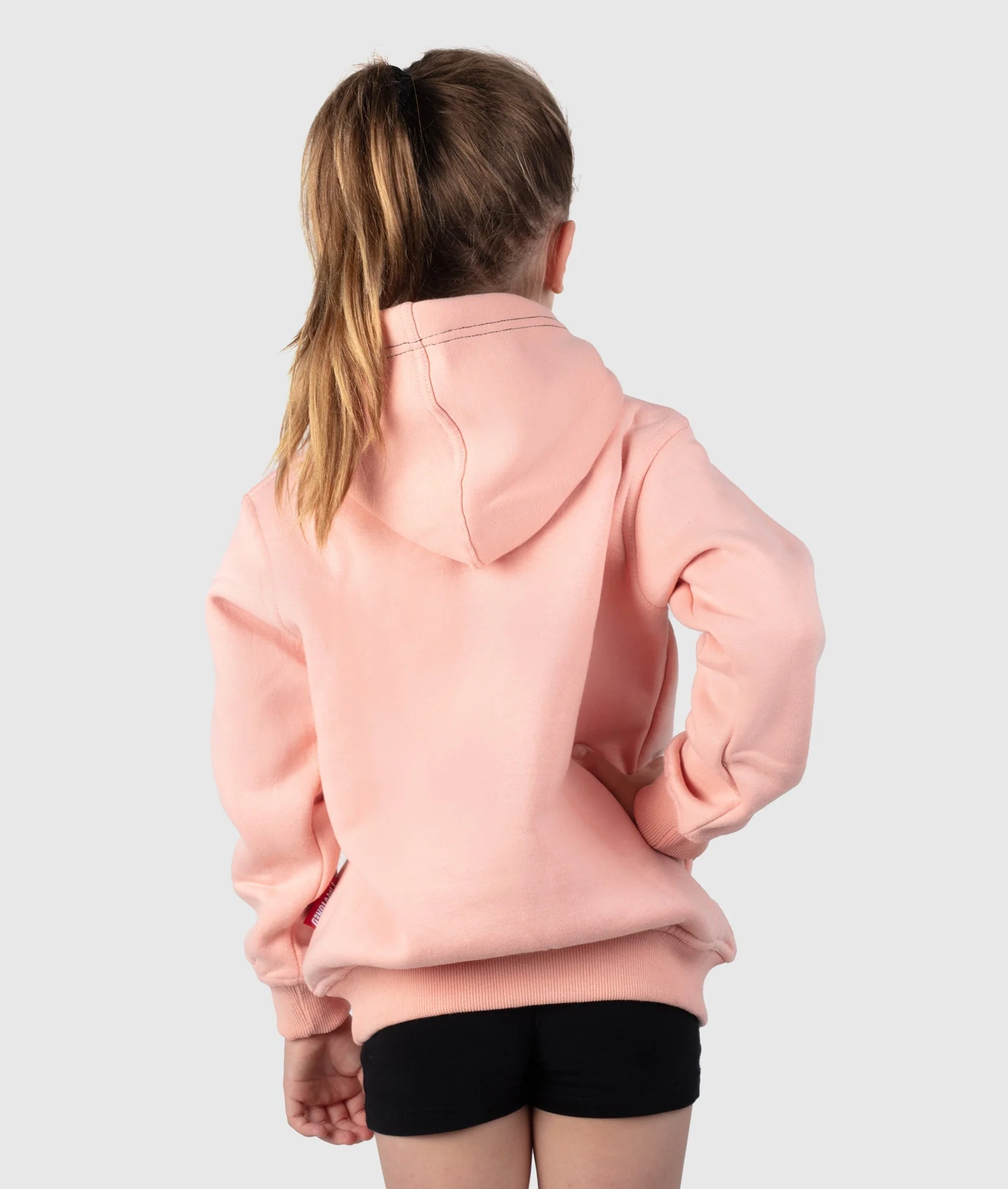 Kids Essential Hoodie - Apricot - Image 5