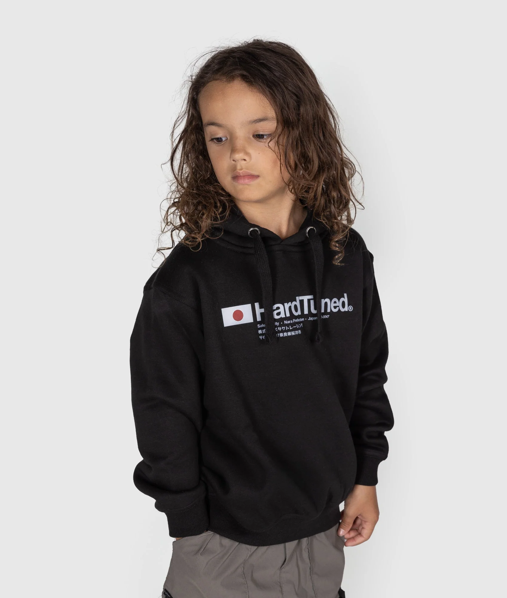 Kids Essential Hoodie - Black - Image 5