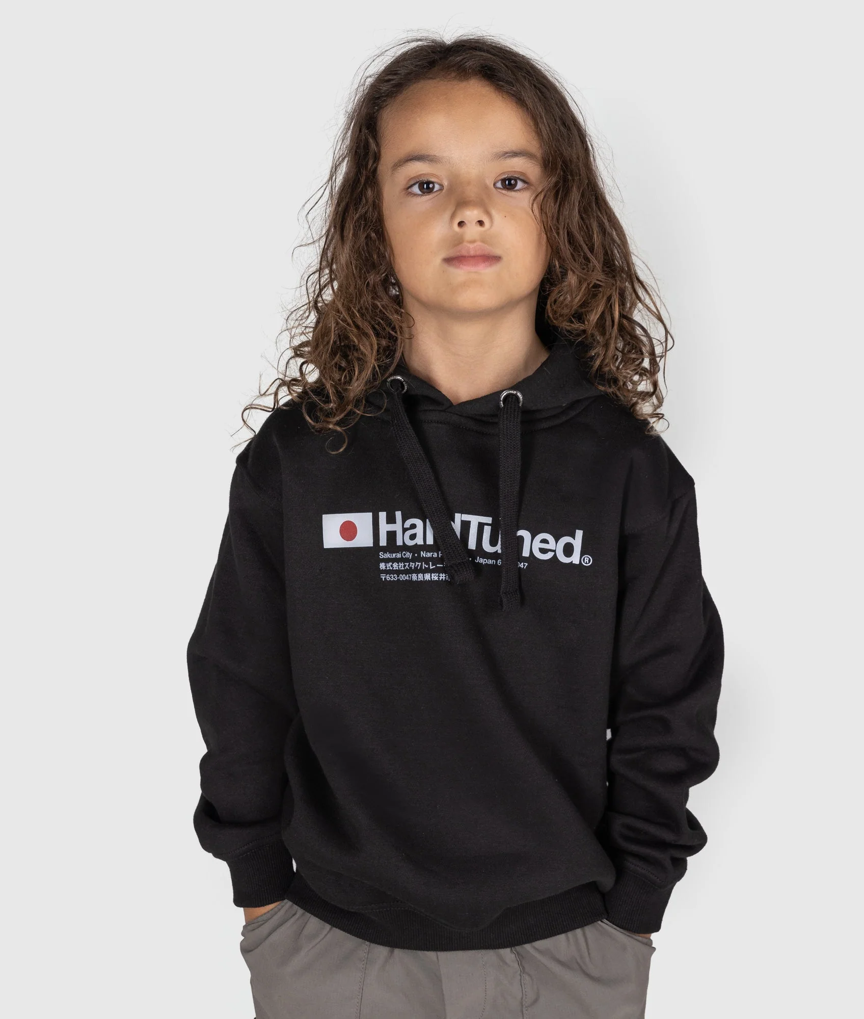 Kids Essential Hoodie - Black - Image 7