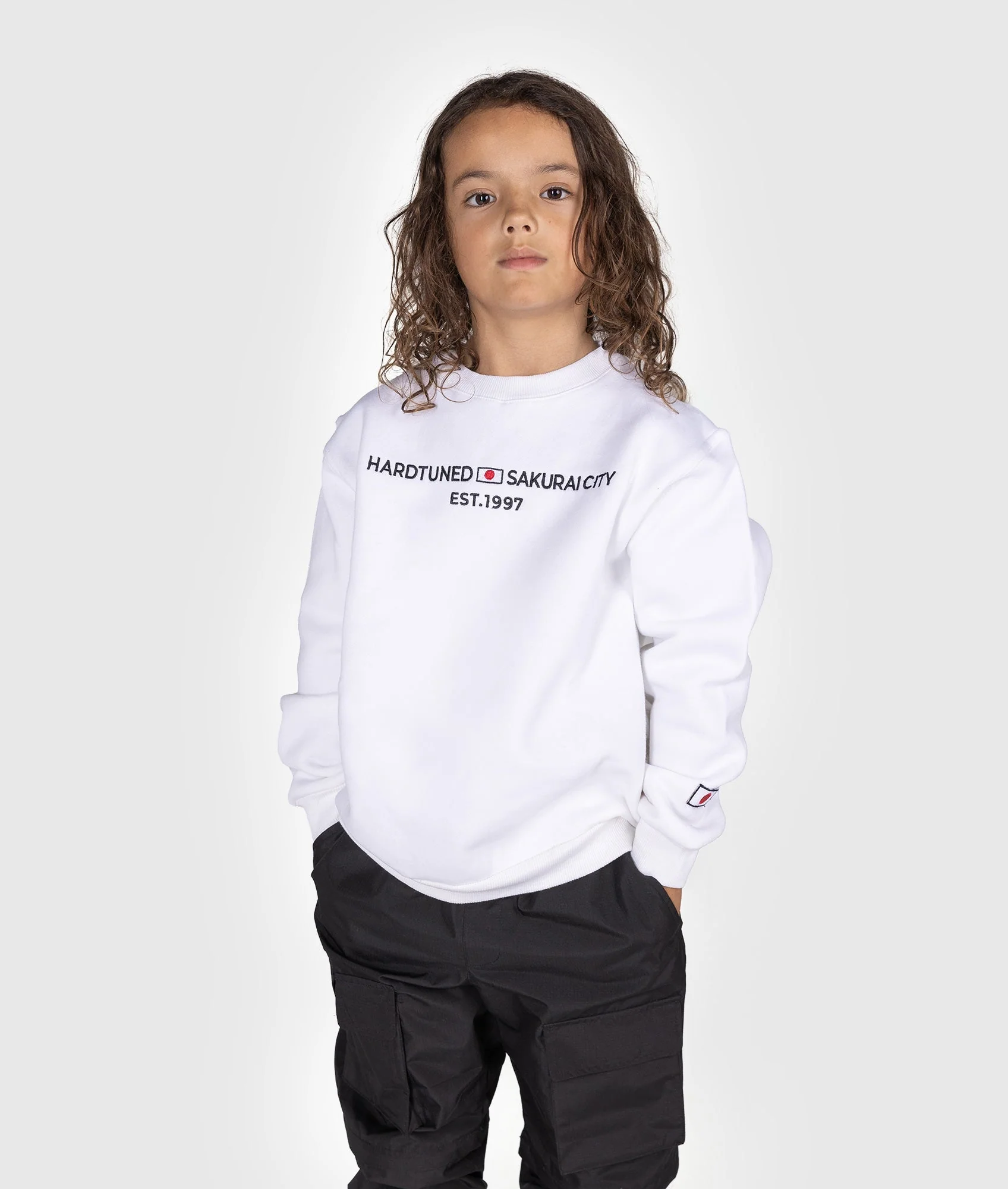 Kids Sakurai Sweater - White - Image 4