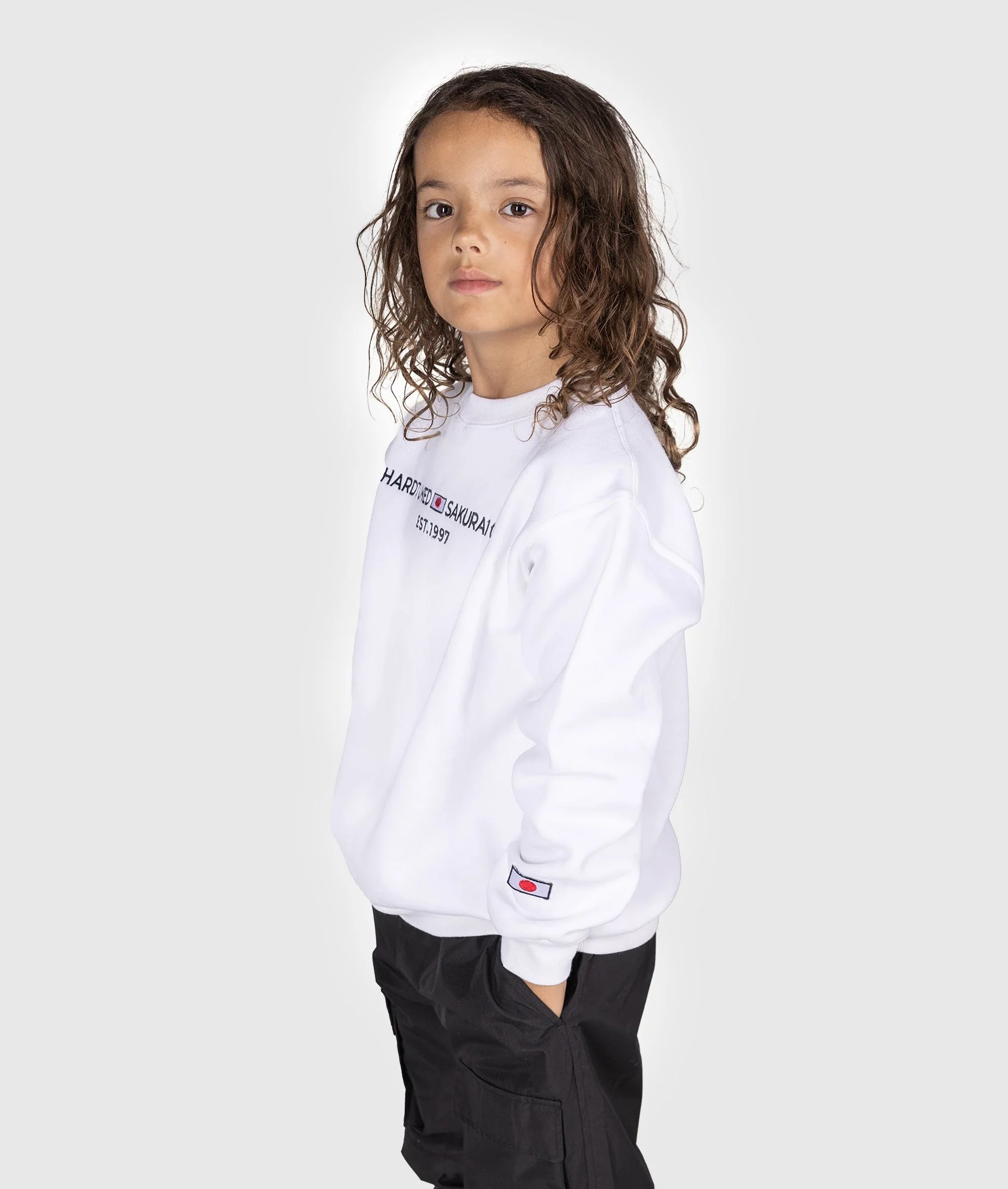 Kids Sakurai Sweater - White - Image 7