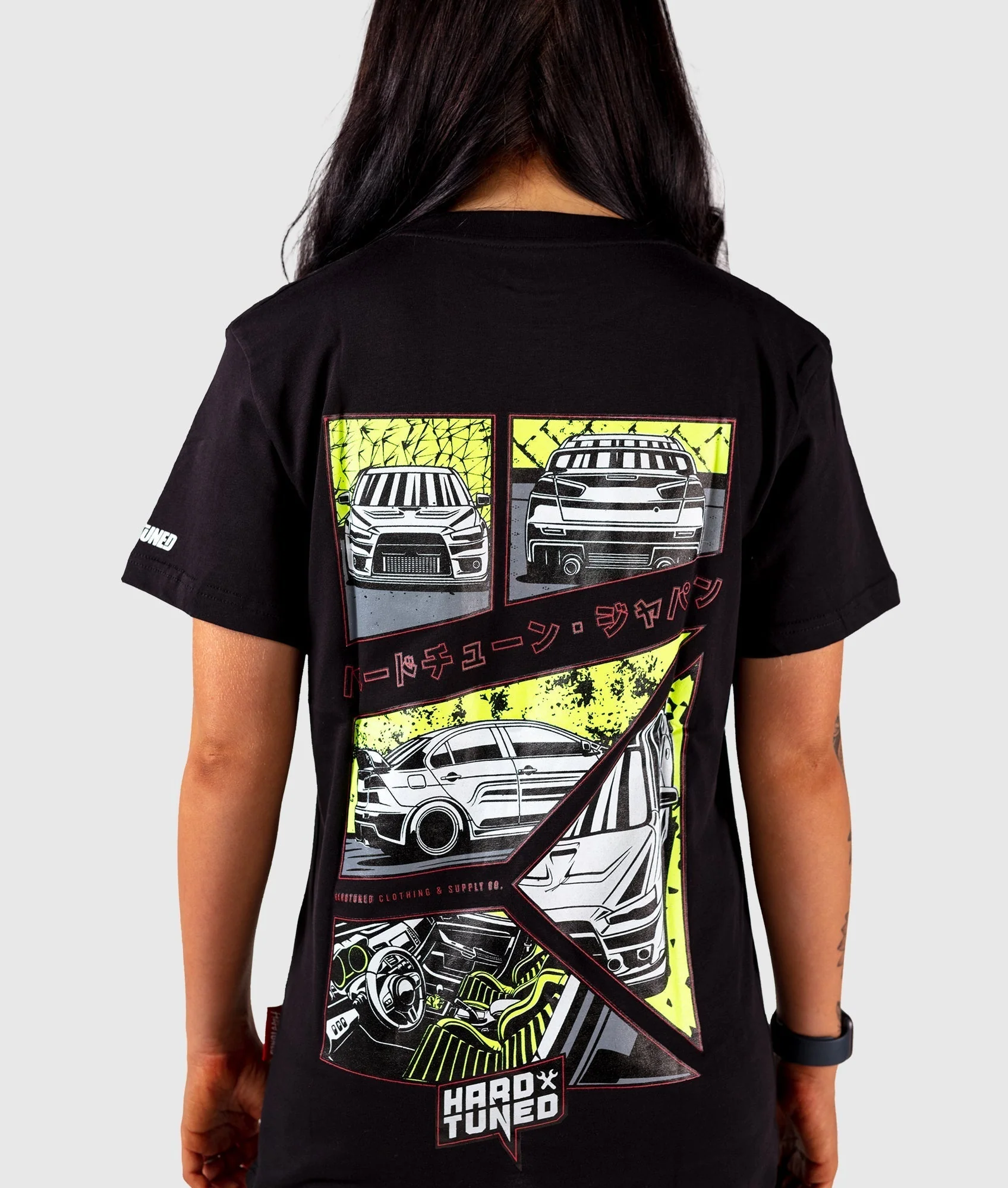 Mitsubishi EVO X Fragment Womens Tee - Image 6