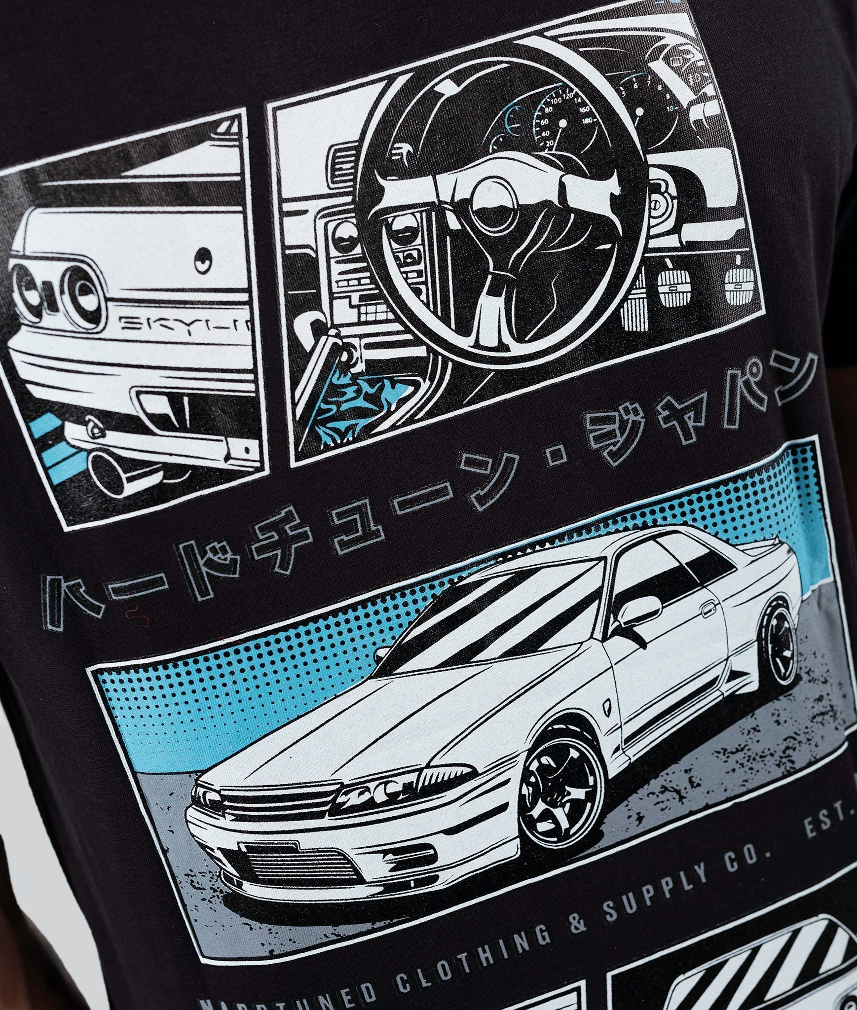 Nissan R32 GTR Fragment Womens Tee - Image 3