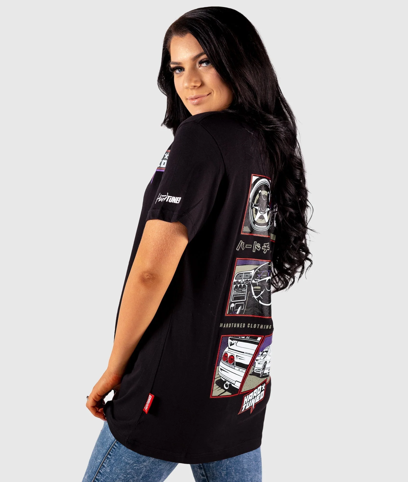 Nissan R33 GTR Fragment Womens Tee - Image 5