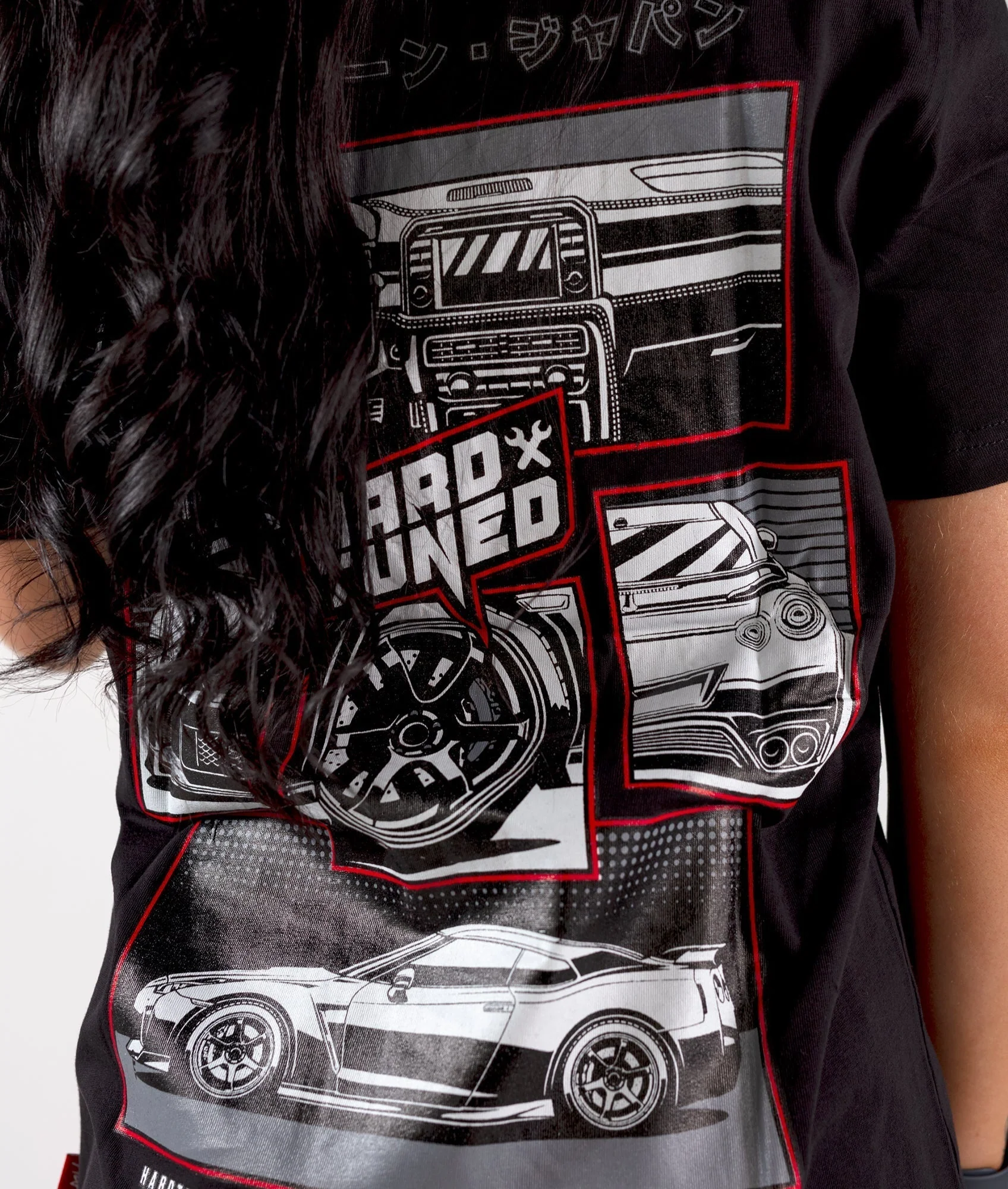 Nissan R35 GTR Fragment Womens Tee - Image 6