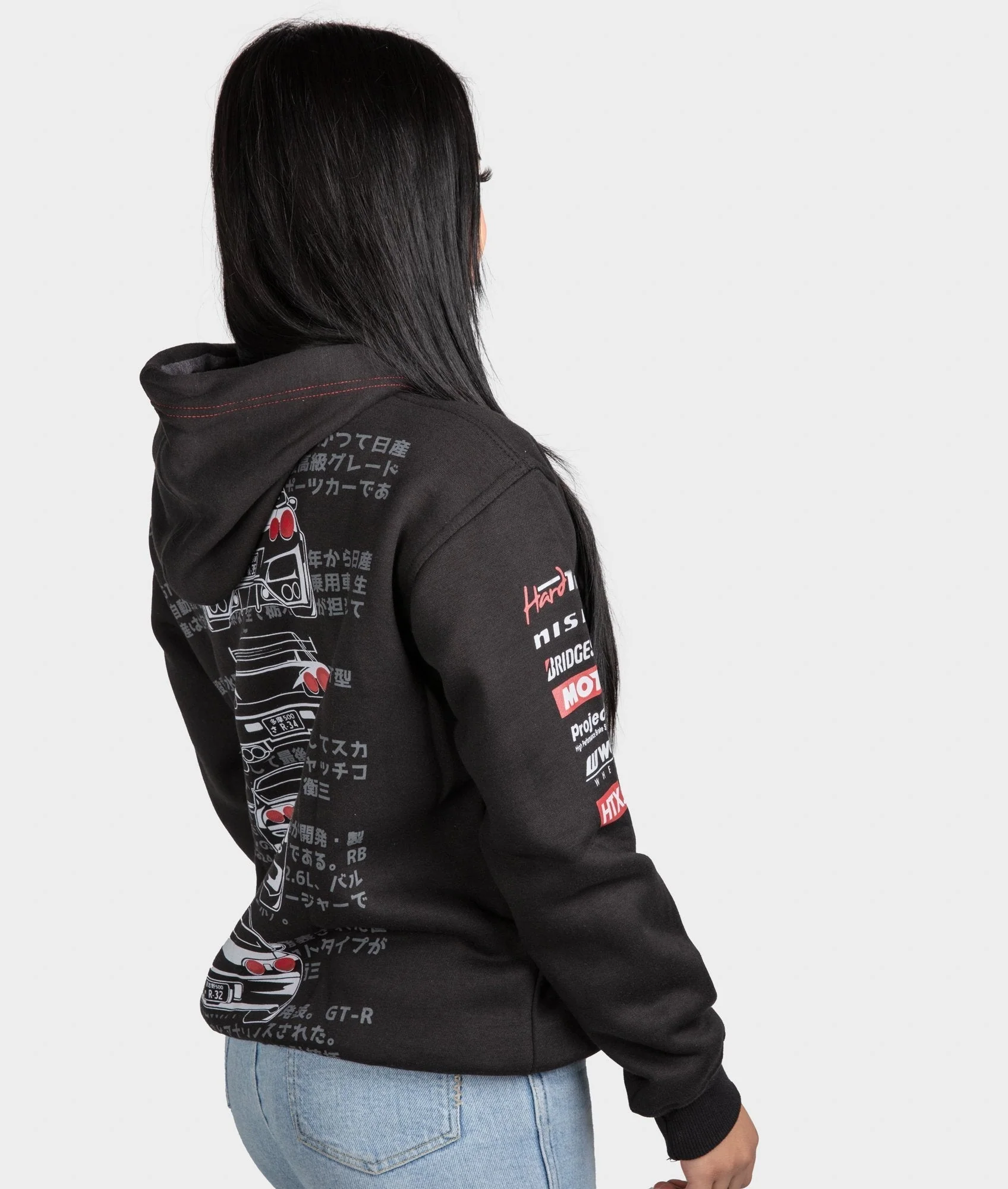 Nissan Skyline GTR Womens Pullover - Image 4