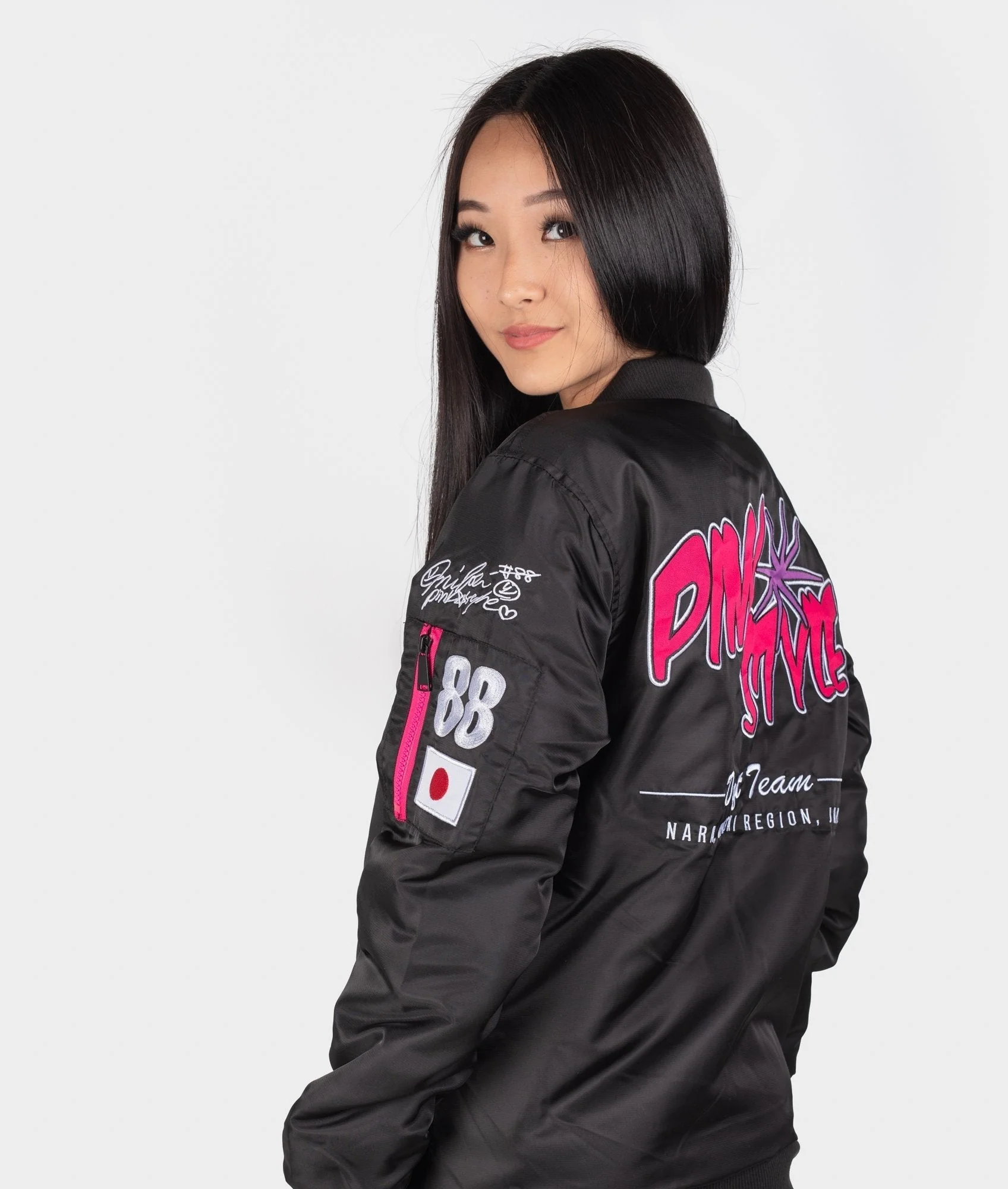 Pinkstyle - Drift Team Womens Bomber Jacket - Image 6