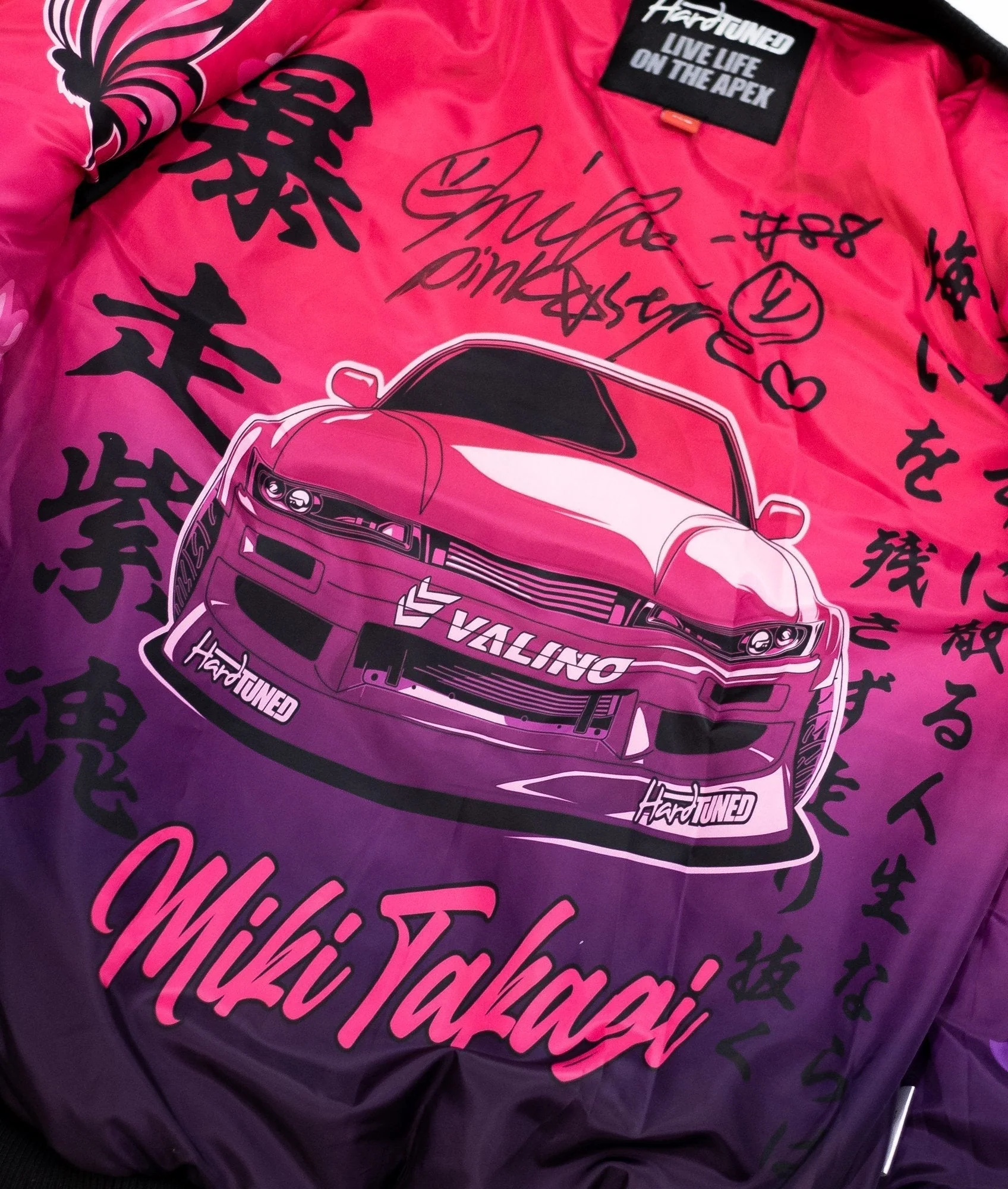 Pinkstyle - Drift Team Womens Bomber Jacket - Image 7