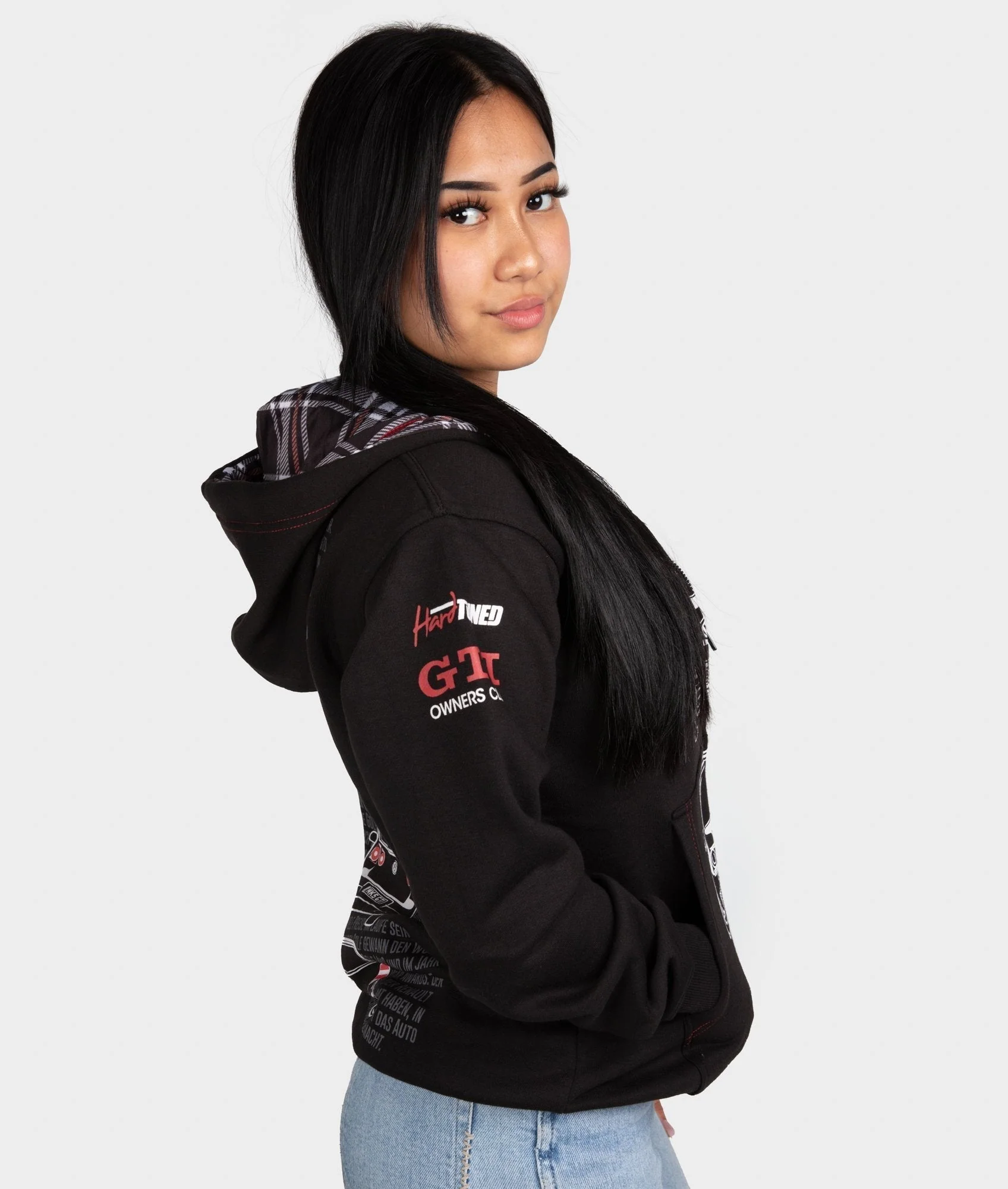 Volkswagen Golf GTI Womens Hoodie - Image 7