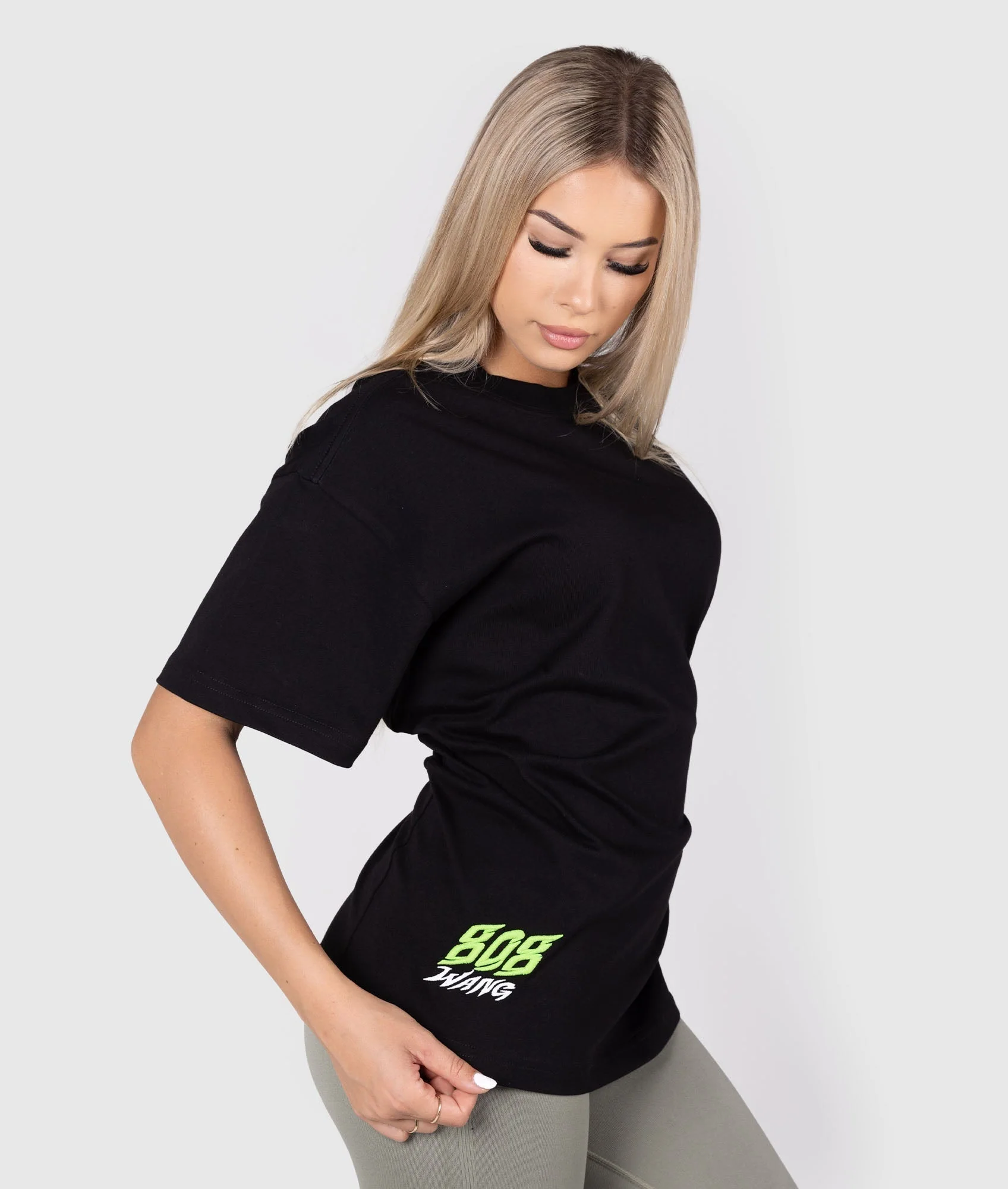 Women's Forrest Wang / Get Nuts Labs College Tee - Image 6