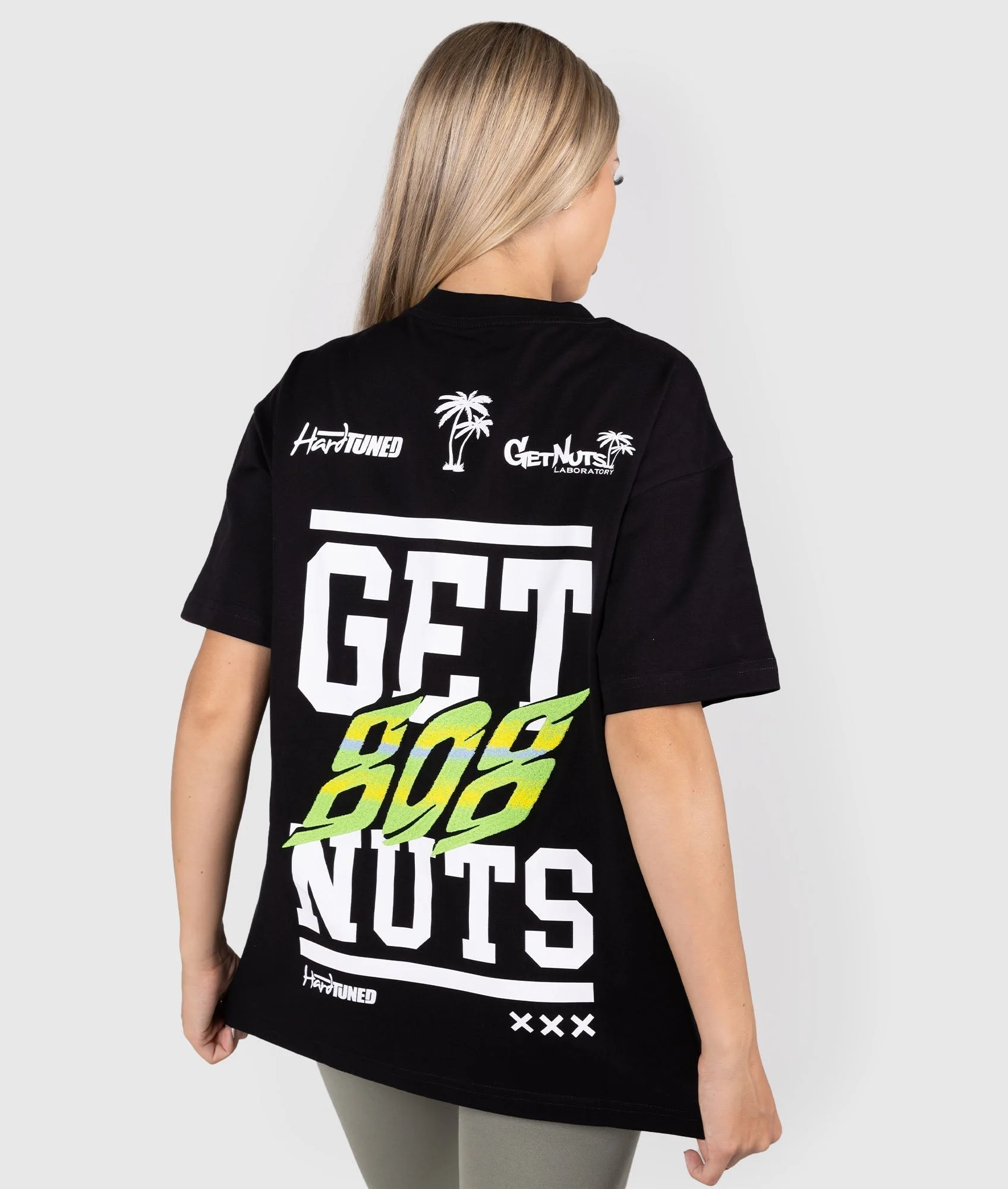 Women's Forrest Wang / Get Nuts Labs College Tee - Image 7