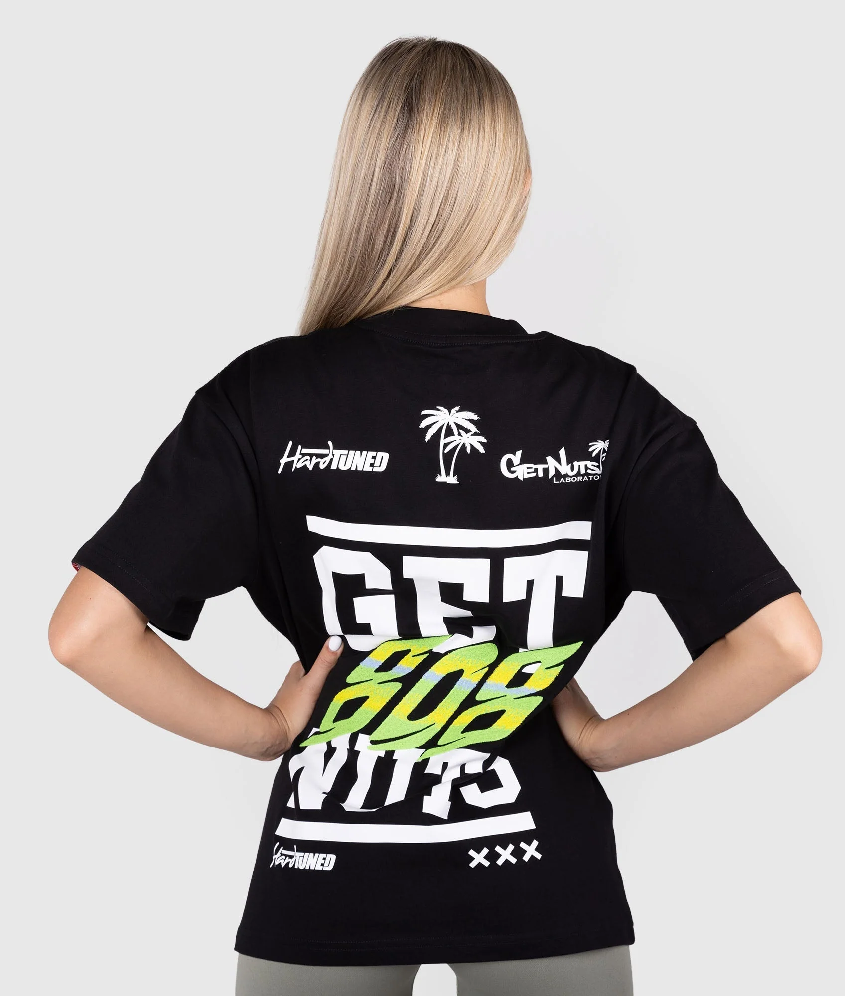 Women's Forrest Wang / Get Nuts Labs College Tee - Image 8