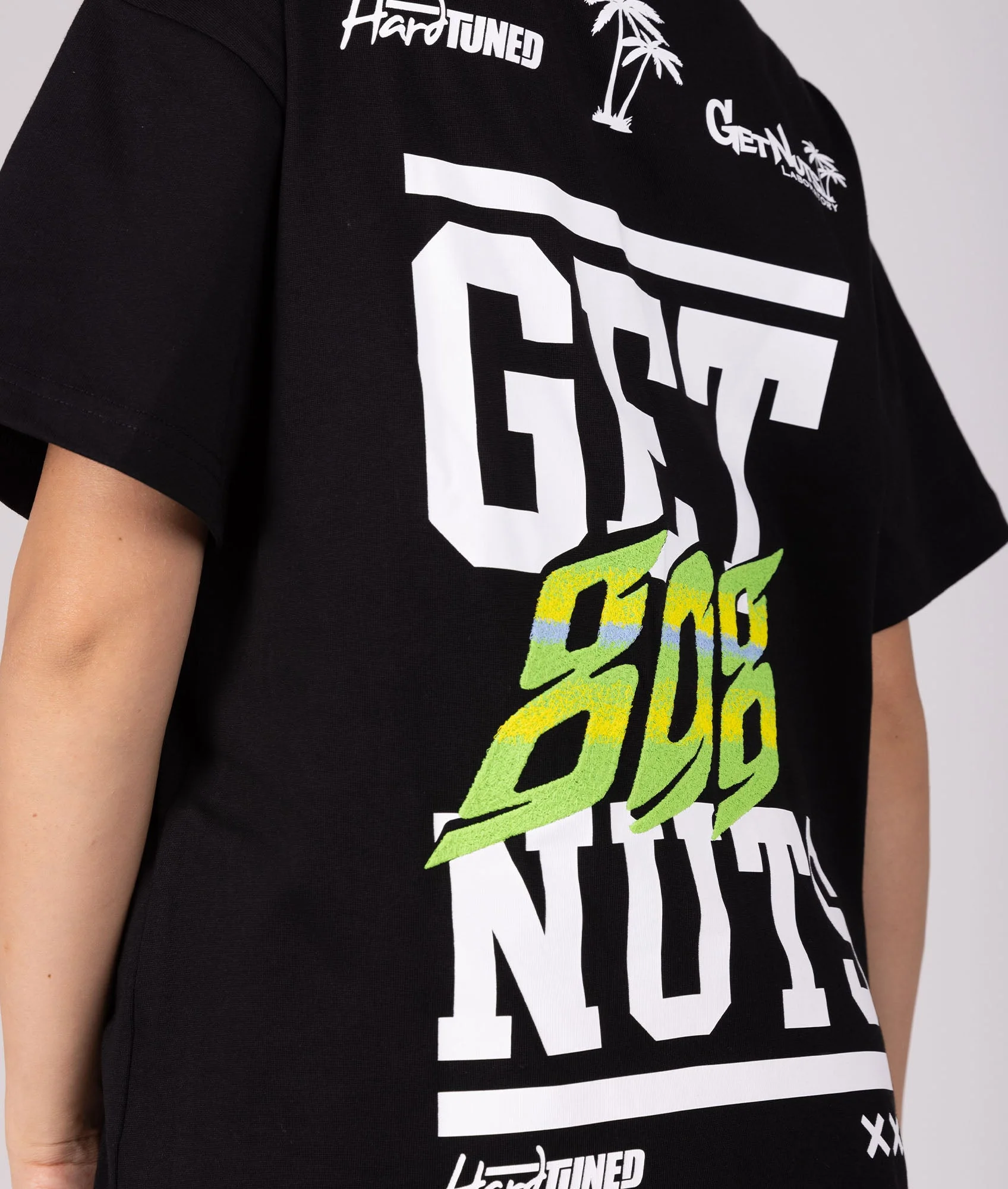 Women's Forrest Wang / Get Nuts Labs College Tee - Image 9