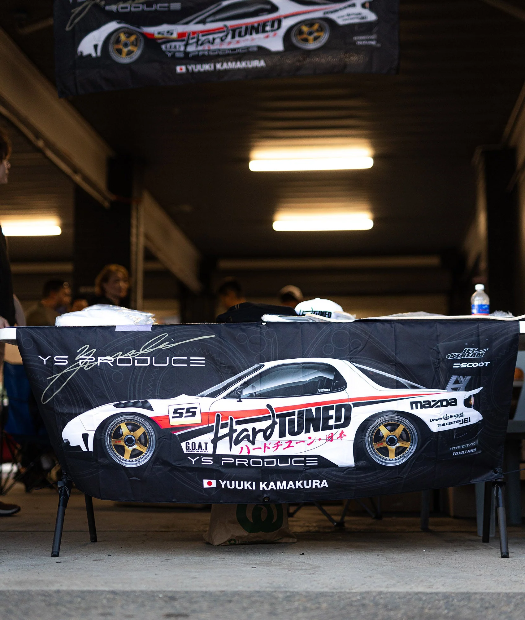 Yuuki Kamakura Mazda RX-7 Garage Flag - Image 4